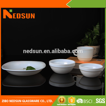 Best sales opal glass tableware set