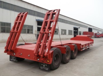 3 Axle 60T Low Bed Semi Trailer