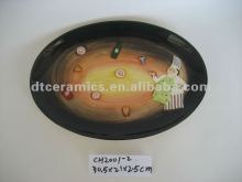 cook set hand painted plate