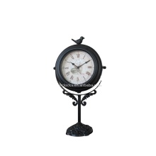 8'' Metal Classical Art Floor Stand Clock