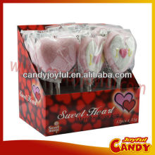 Valentine marshmallow lollipop