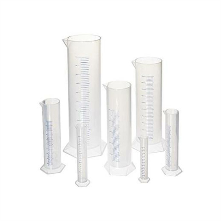 Lab boro3.3 borosilicate glass 100ml 250ml glass graduated measuring cylinder tube with round base and spout