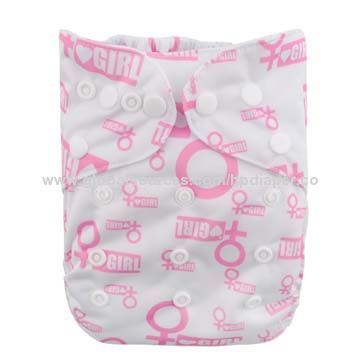 One Size Pocket Cloth Nappy, Sized 39 x 35cm