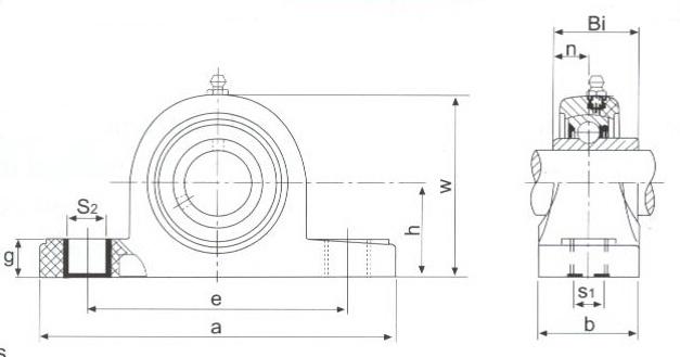 Thermoplastic Housing Bearings TP-SUCP200 Series