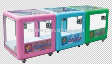 2014 Hot sell Magic Dolls Cube plush toy crane machine