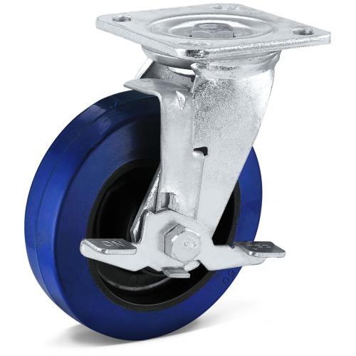 New style Elastic Rubber Heavy Duty Swivel Wheel