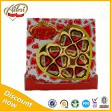 11PCS Valentine soild heart shape chocolate