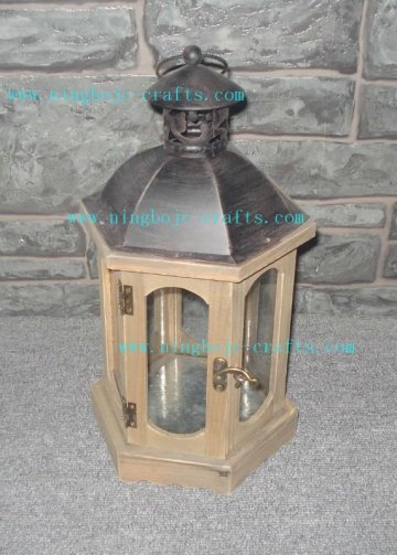 decorative wooden lantern