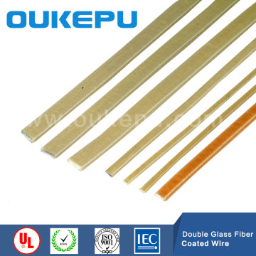 fiber-glass covered aluminium winding wire,fiberglass covered flat aluminum wire,double fiberglass covered wire