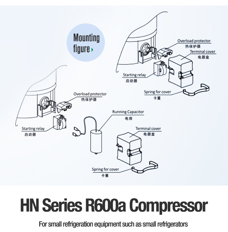 Low Price Refrigation Compressor R600a For Sale