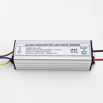 Convertitore DC LED Driver 50W5A Alimentatore impermeabile