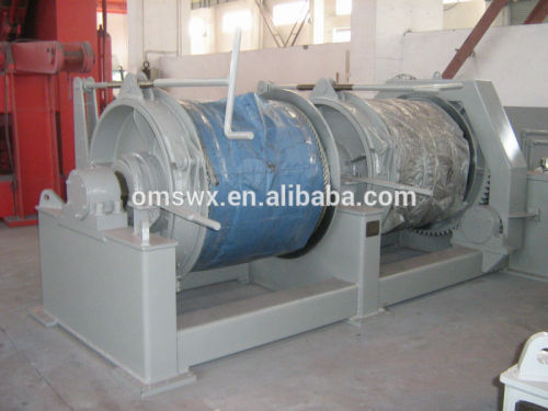 180kN double drumHydraulic Mooring Winch for decking machine