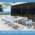 Dining Set Outdoor Furniture Set dengan PVC Rope