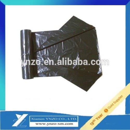 Black hdpe/ldpe on roll biodegradable plastic garbage bag