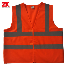 100% polyester High visible reflective warning vest