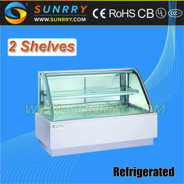 Rotating Cake Display/Refrigerated Cake Display Cases/Cake Display Chiller (SY-CS285C SUNRRY)