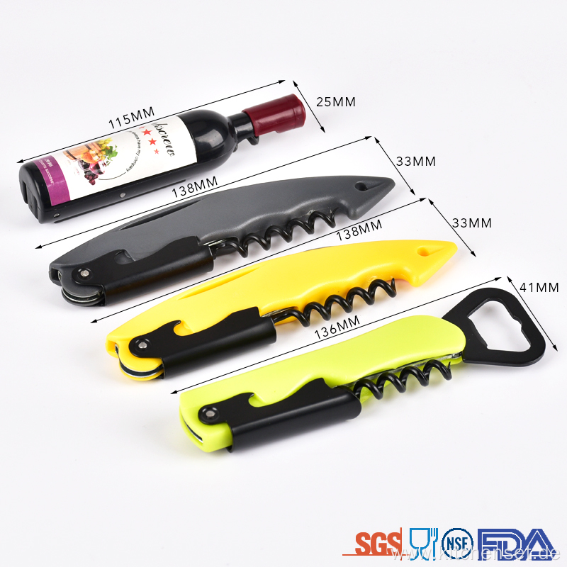 2018 colorful stainless steel red wine opener
