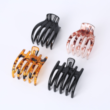 Fish Shape Five Teeth Plastic Claw Clips