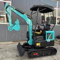 1,7 ton mini mini excavator dioperasikan secara mekanis