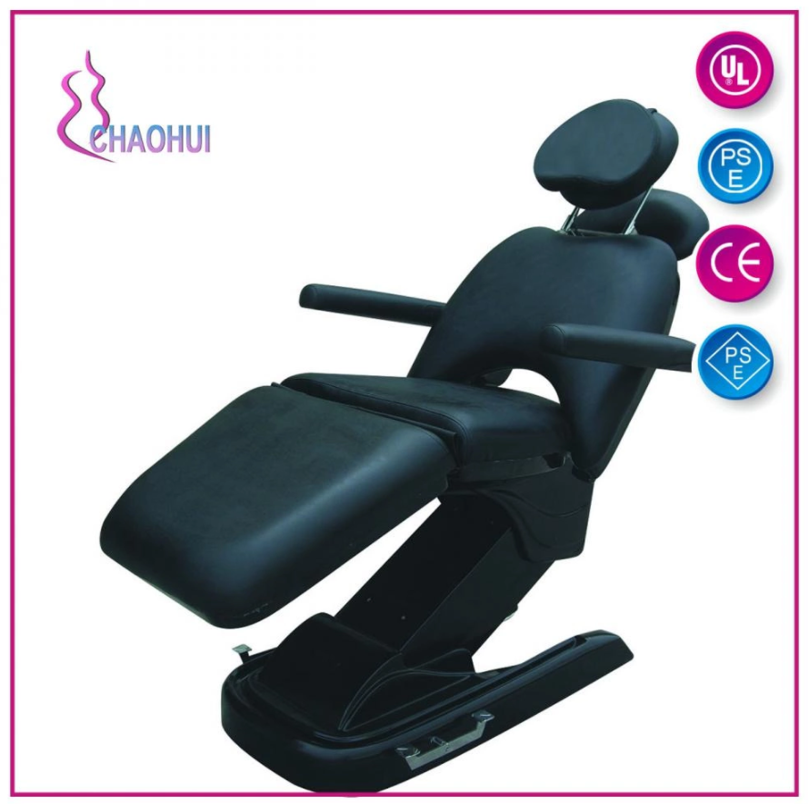 Adjustable angle electric massage table