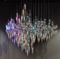 Estilo moderno Customized Hotel Crystal Chandelier