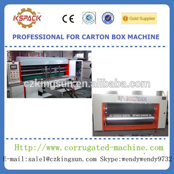 auto corrugated cardboard box rotary diecutting machine