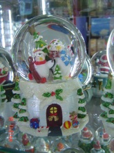 inside painted crystal ball