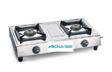 2 Burners Cooktop with Aluminium Alloy Burners
