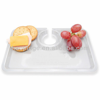 Large plastic tray/cutlery tray/hospital food tray