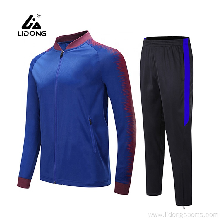 Fashion Long Sleeve Custom Logo Tracksuit Men