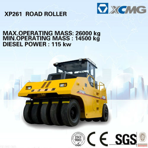 XCMG Hydraulic pneumatic tire roller XP261 of full hydraulic road roller