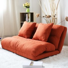 Korean style fabric folded sponge floor sofa