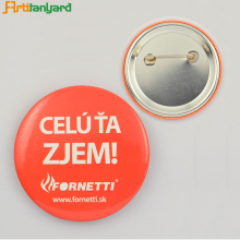 Different Material Button Badge with CMYK Printing