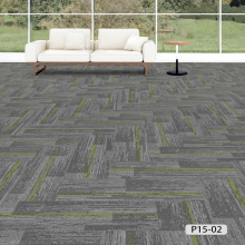 33.33x100 Commercial Office Carpet Tile - Flame Retardant Polypropylene Hallway Design