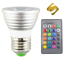 Multi-Color Changing RGB Remote Control MR16 LED Spot Lights