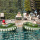 Inflatable tank pool floats swim floaties beach floats