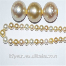 13-14mm Grade A Gold South Sea Pearls Philippines Loose Strands Wholesale Price