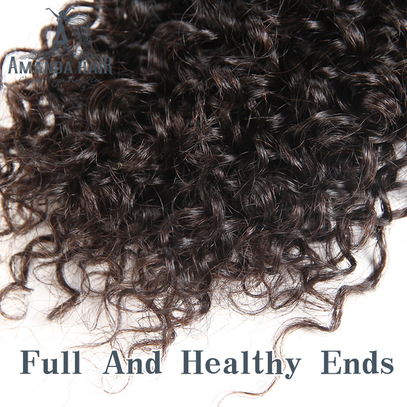 100% Grade 8a  20 Inch Cuticle Aligned Virgin  Afro Jerry Curls Products  Indian Human Hair Weave