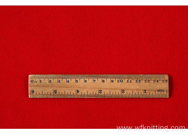 Stretch Brushed 100% Polyester Polar Fleece Fabric