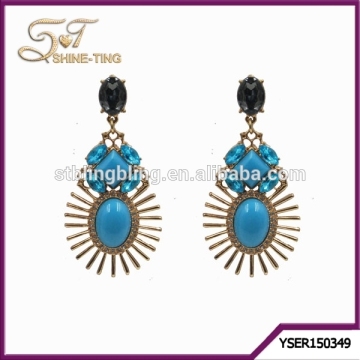 Exaggerated alloy earring alloy pendant earring Dubai popular style earring