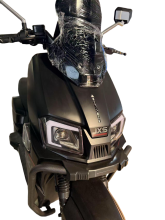 Mystic Black Electric Scooter with Powerful Performance