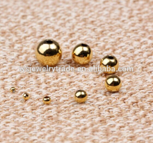 Copper Beads Plated 24K Gold Jewelry Finding Wholesale