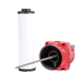 Compressed air oil filter and element