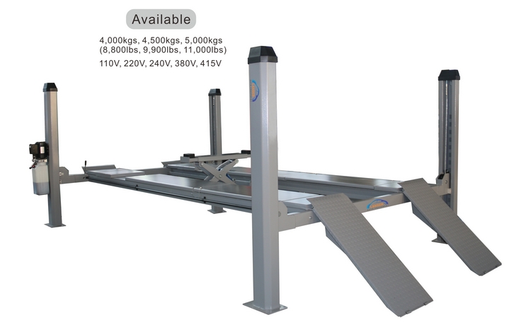 Cheap 4000kgs 4 Post Car Lift from Alignment