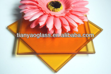 orange colour laminated glass