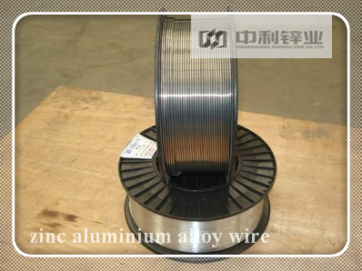 zinc alumnium alloy wire (85.15)