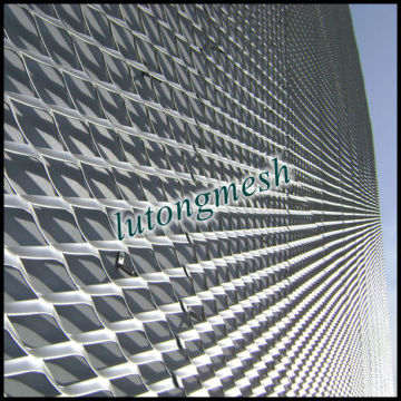 Aluminum expanded metal surface decoration mesh
