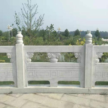 Customization White Marble Railing Bridge