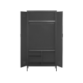 Черный современный дизайн шкафа шкафа Armoire