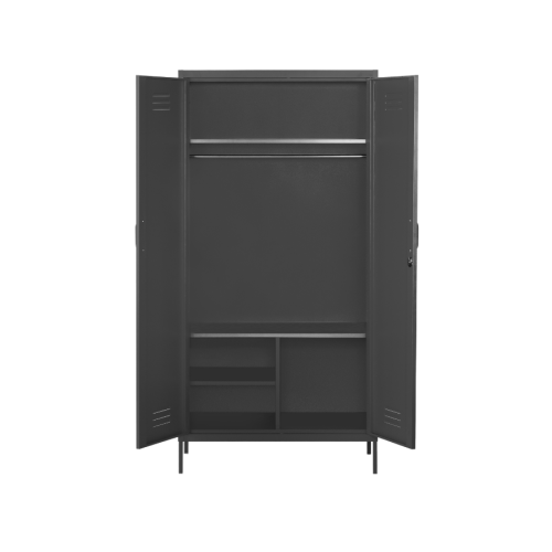 Black Modern Armoire Wardrobe Cupboard Design